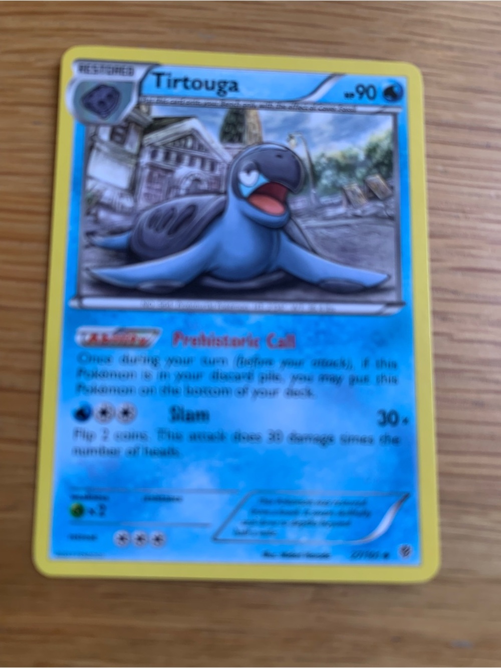 Tirtouga Collectible Card - Blue